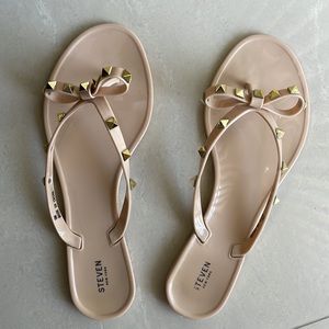 Steve Madden Studded Bow Sandals